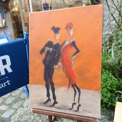 Philippe Géric - Le Guet-Apens - encadrement