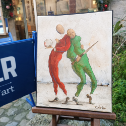 Philippe Géric - C'est Percé Dedans - encadrement