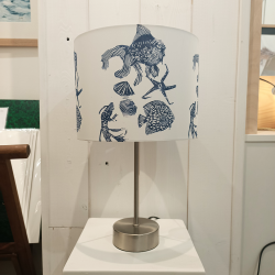 Lampe à poser - rond 25 + pied métal