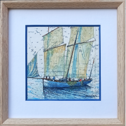 Alain Baudson - Partie de pêche entre amis