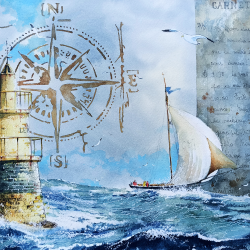 Alain Baudson - La Balise Jaune - détails