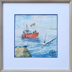 Alain Baudson - Le Bateau rouge