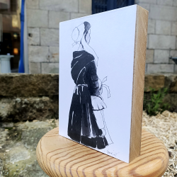 Christiane Rancelot - 21_05 - sur bloc de bois