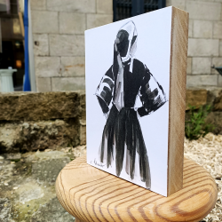 Christiane Rancelot - 15_08 - sur bloc de bois