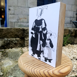 Christiane Rancelot - 21_01 - sur bloc de bois