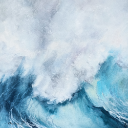 JM Misslen - Océane IV - 40x40 cm - détails