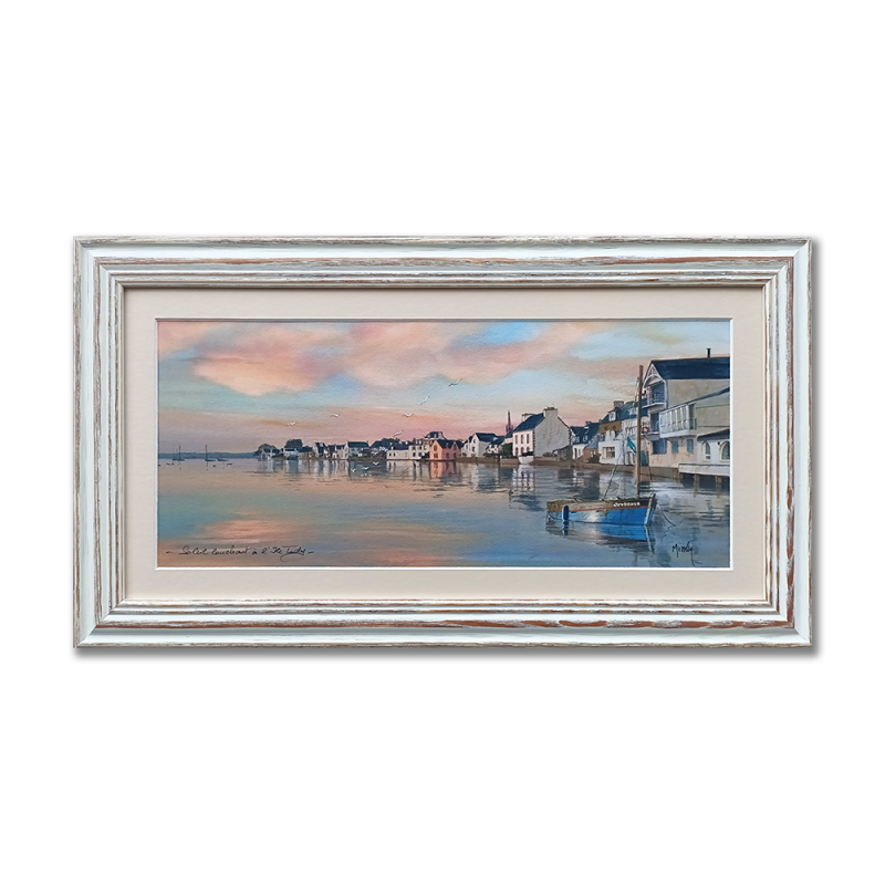 JM Misslen - Soleil Couchant à l'Ile-Tudy