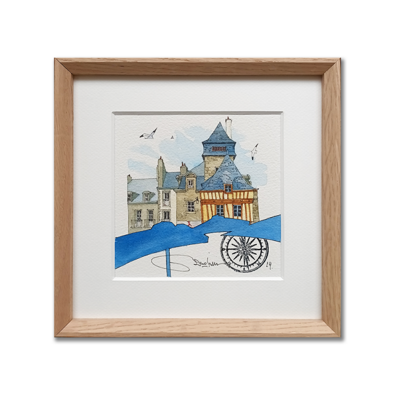 Alain Baudson - Les parasols bleus, Quimper