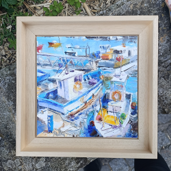 Alain Muller - Flottille Concarneau I  - cadre chène
