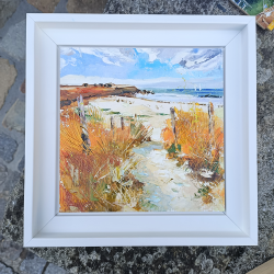 Alain Muller - Plage de Corn Pao - cadre blanc