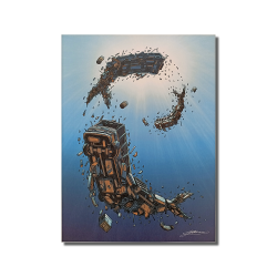 Affiche - Baleines bus