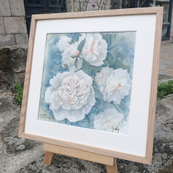 JM Misslen - Pivoines - encadrement