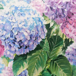 JM Misslen - Hortensias - détails