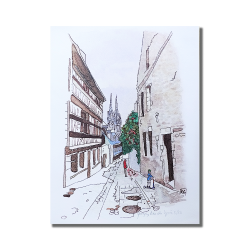 AS Cottrais - Quimper, La Rue du lycée