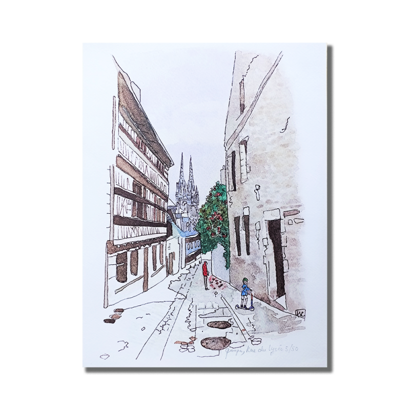 AS Cottrais - Quimper, La Rue du lycée
