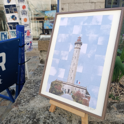 Ciel Glue - Le Phare des Baleines - Ile de Ré - encadré