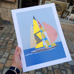 " French latitude " - Print