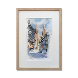 JM Misslen - La Rue Kéréon, Quimper