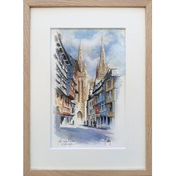 JM Misslen - La Rue Kéréon, Quimper