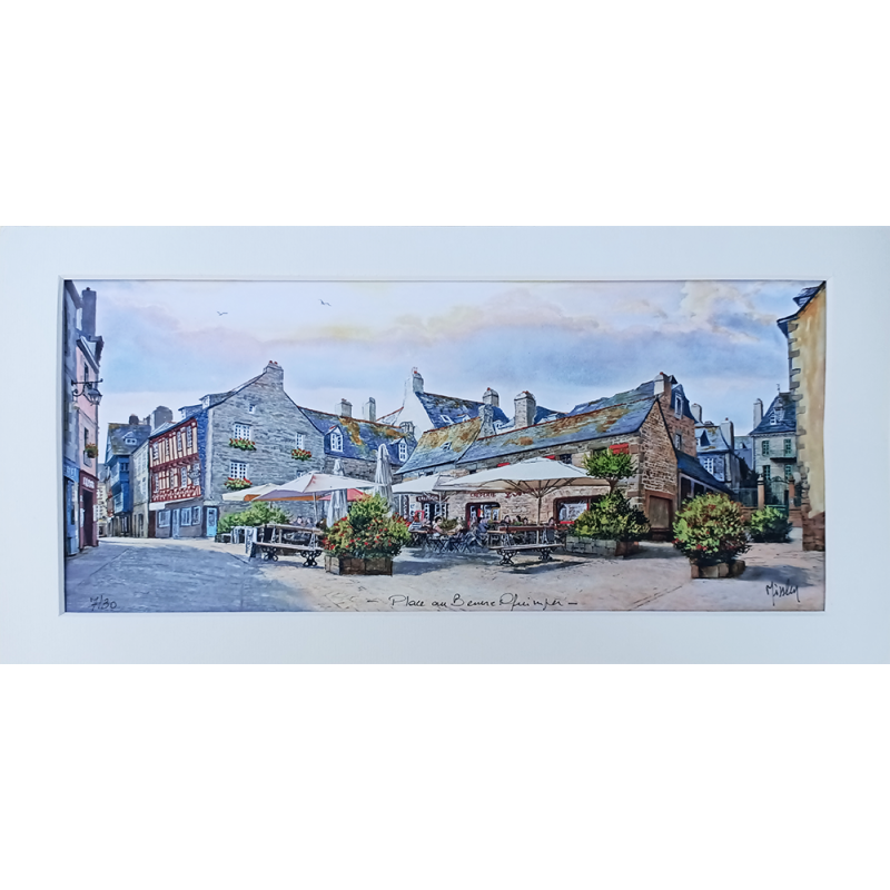 JM Misslen - Place au Beurre - 40x20 cm