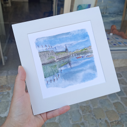 " Concarneau " - Carte d'art