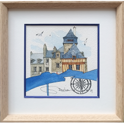 Alain Baudson - Les parasols bleus, Quimper