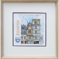 Alain Baudson - Maisons à Pans de Bois - Quimper