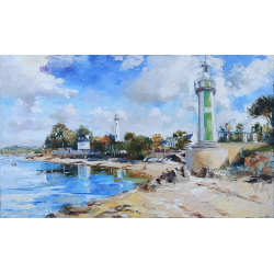 Alain Muller - Bénodet, Phare du Coq et de la Pyramide