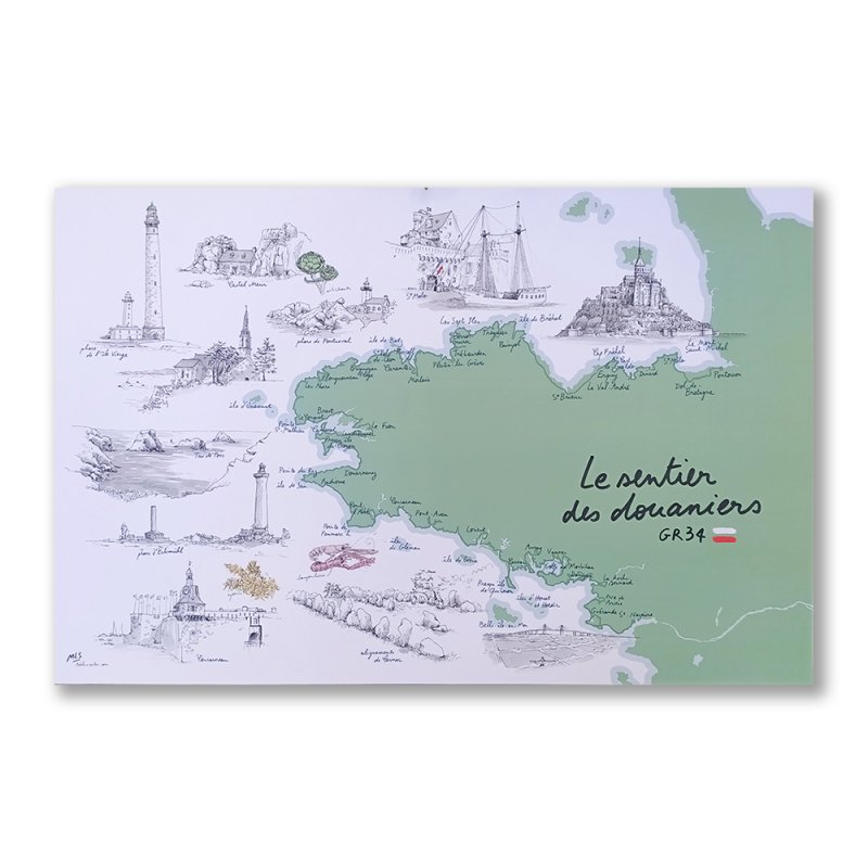 Table à Cartes - Le Sentier des douaniers