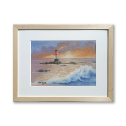 Markolero - Coucher de soleil, Phare des Pierres Noires 2