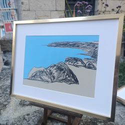 Audrey Hemery - Plage et Rochers - encadré