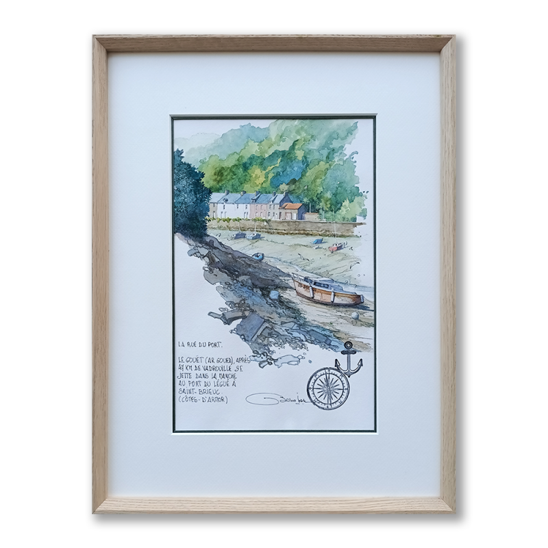 Alain Baudson - Le Port du Légué à St-Brieuc