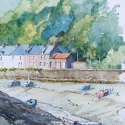 Alain Baudson - Le Port du Légué à St-Brieuc - détails