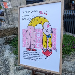 Mélo - A coeur qui bat, A coeur battant - encadré
